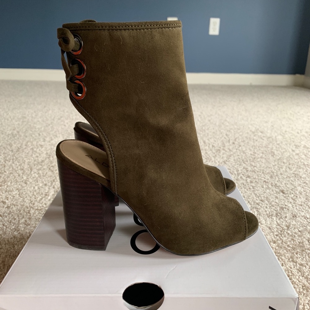 Aldo Justina Olive Ankle Bootie